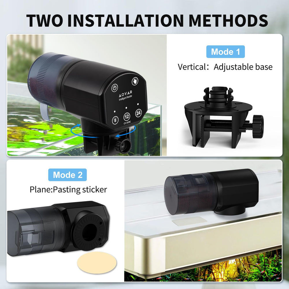 Aoyar 360-degree rotation lets you place the feeder at the perfect angle.