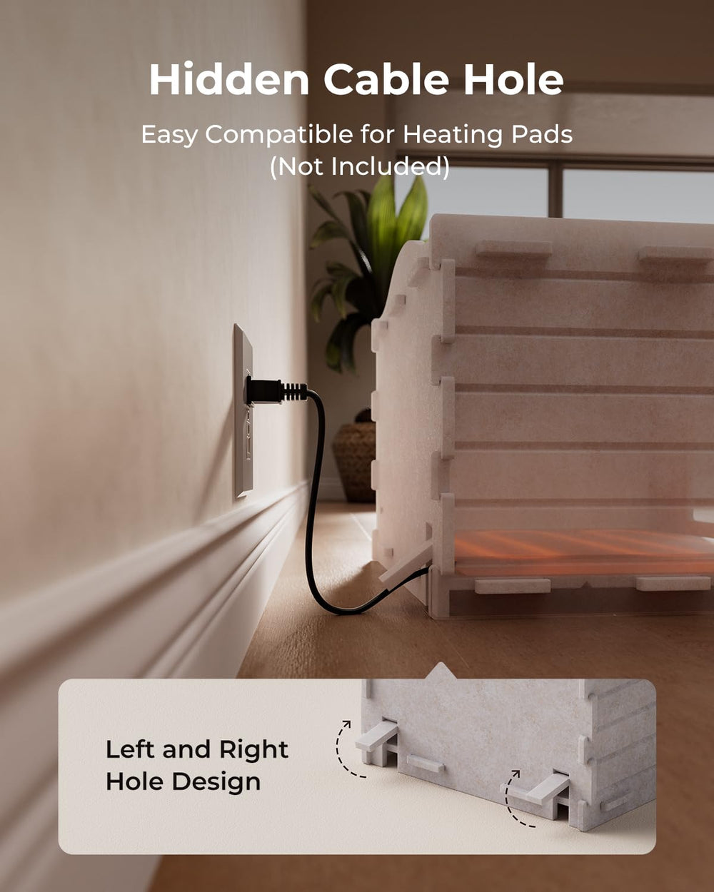 Apasiri easy-clean surface simplifies upkeep between cuddles and naps.