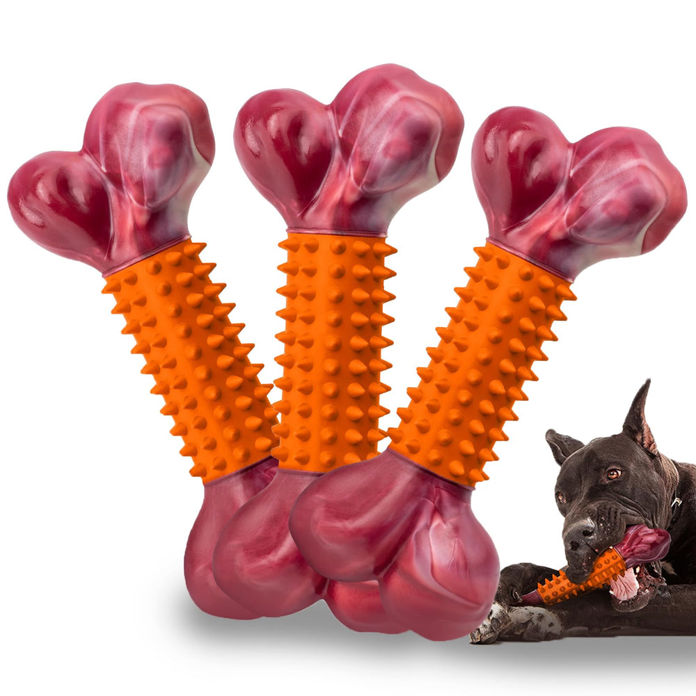 Apasiri three-pack dog toys in 8-inch bones for aggressive chewers—durable chew sessions.