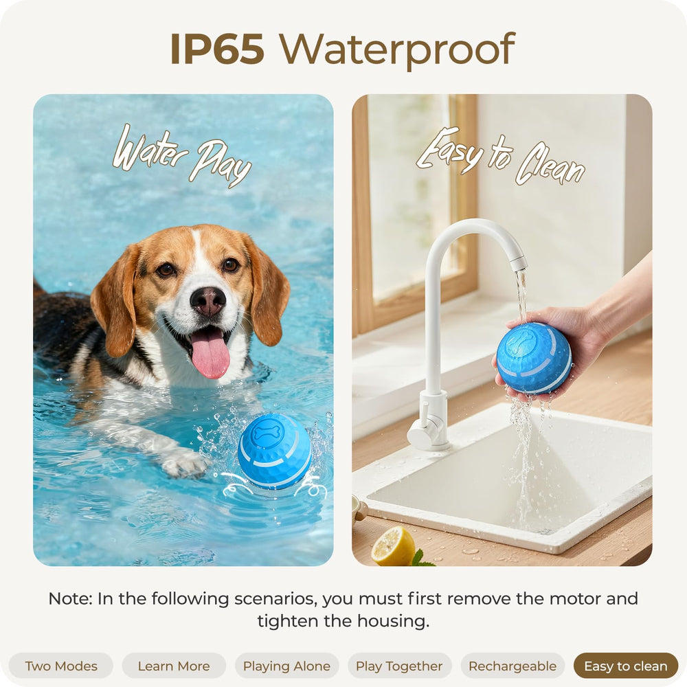 Apasiri easy-clean design allows rinsing after play with the motor removed.