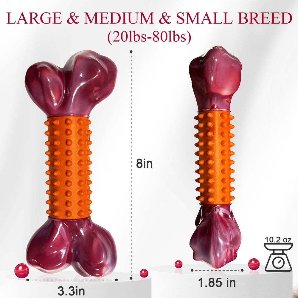 Apasiri indestructible toy peanut-butter flavor encourages chewing and exploration.