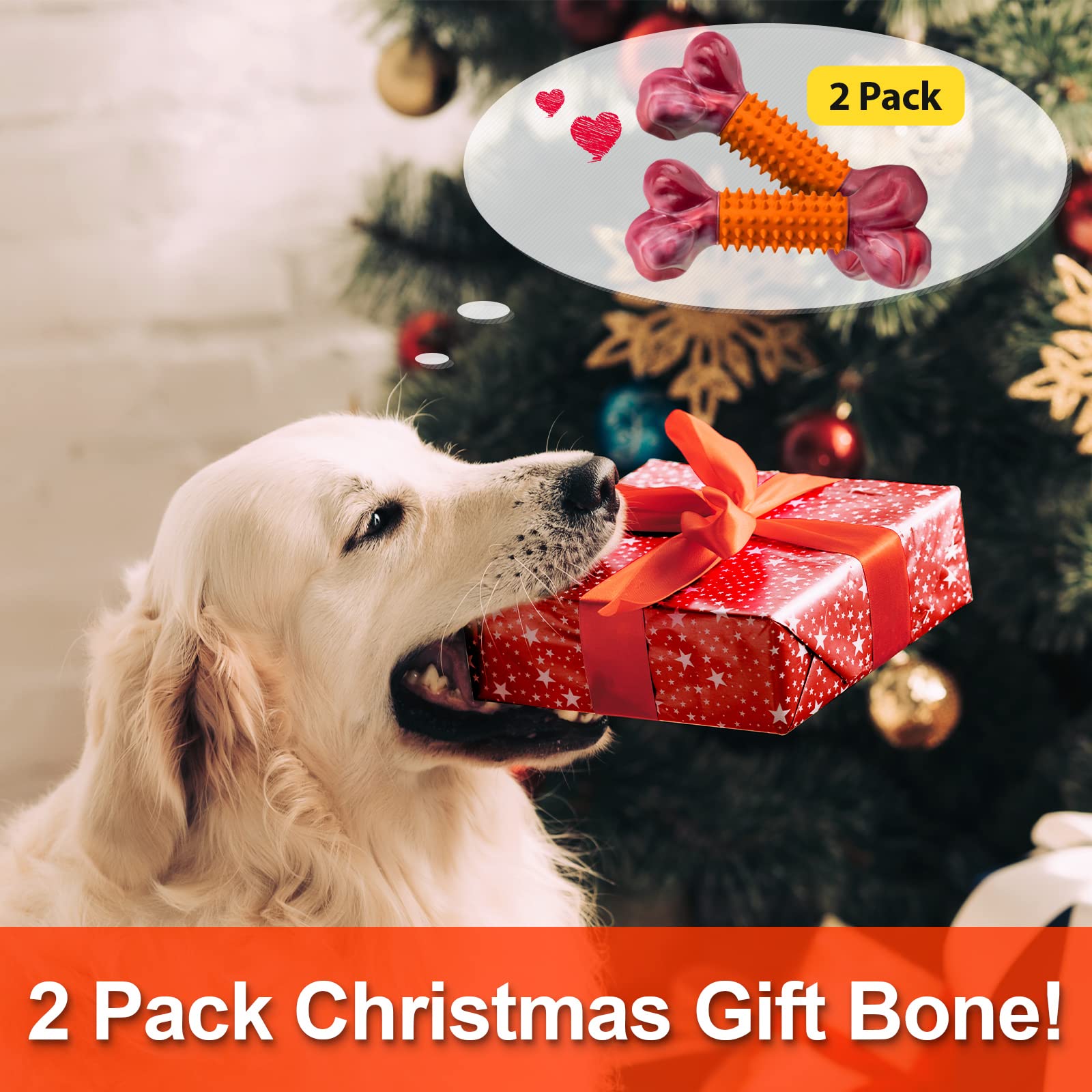 Apasiri orange dog toy reduces boredom and promotes exercise in dogs.