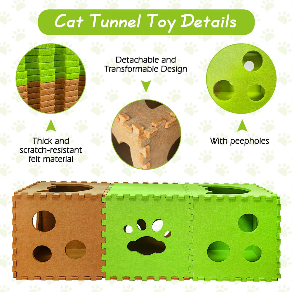 Apatal Cat Cave with peep holes invites observation and safe exploration.