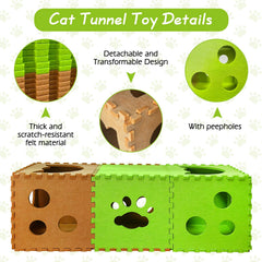 Apatal Cat Cave with peep holes invites observation and safe exploration.