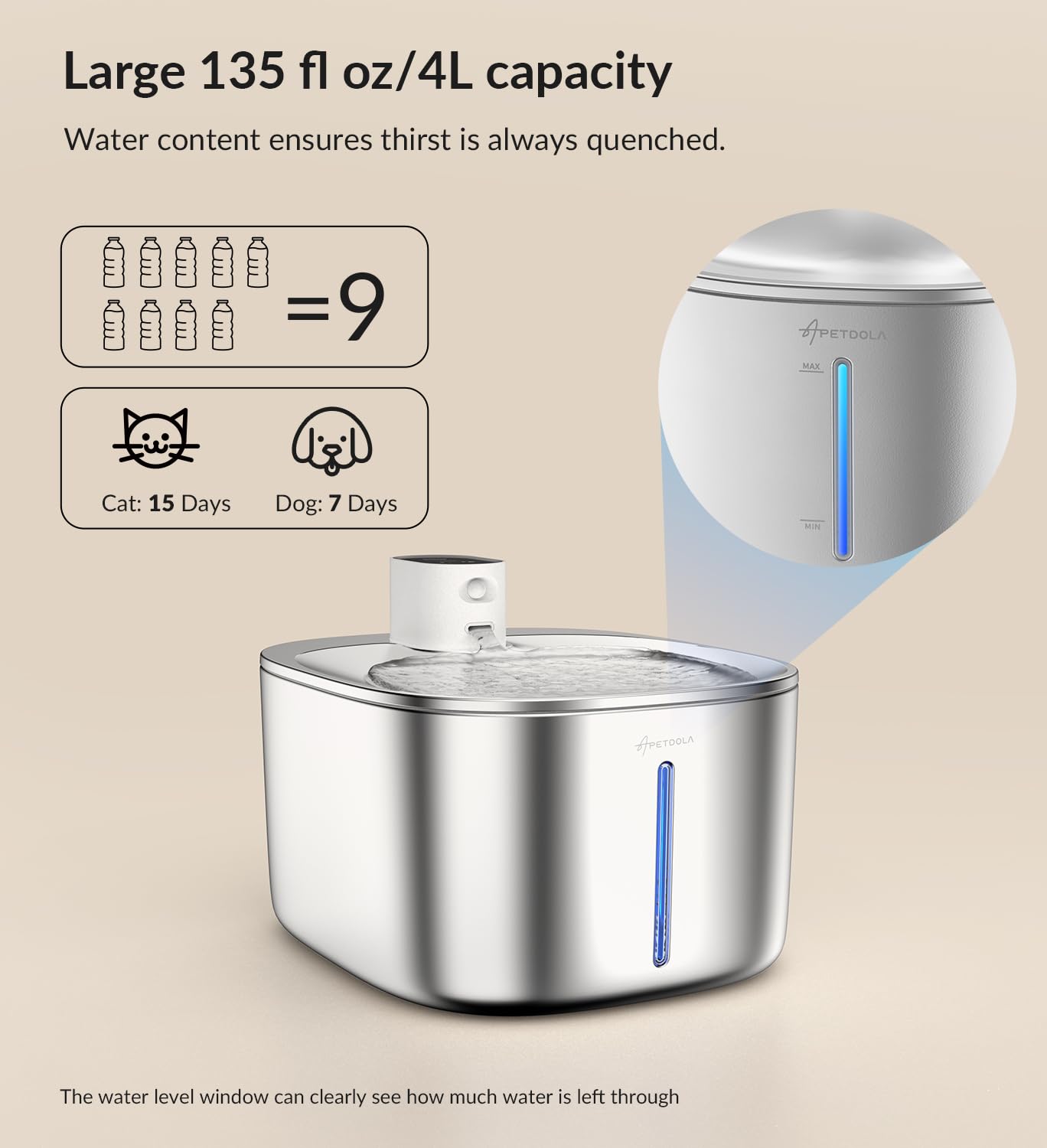 APETDOLA dishwasher-safe components simplify cleaning after meals and playtime.