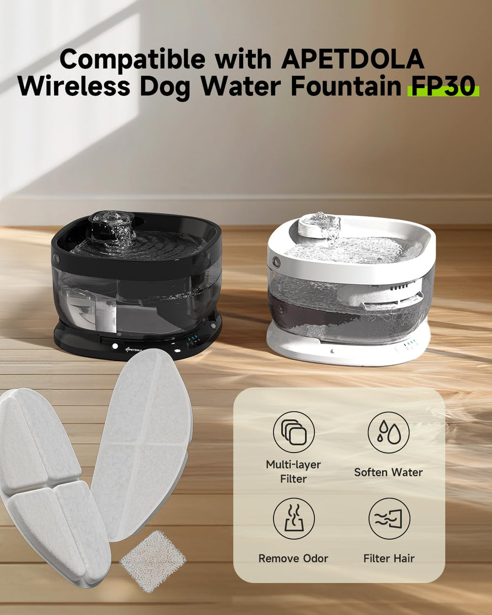 APD APETDOLA filter pack 10-pack ready for quick replacement