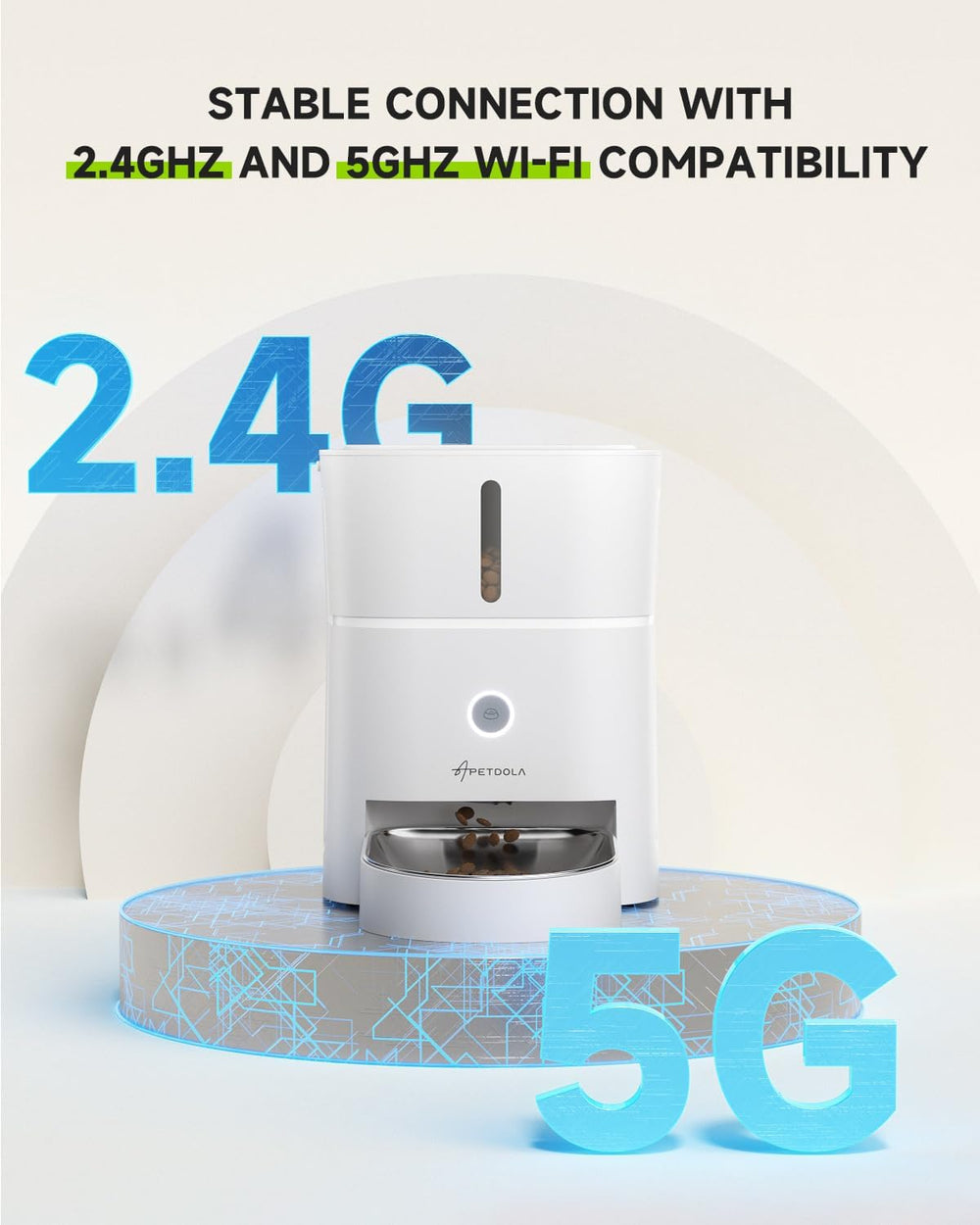 APETDOLA 5G and 2.4G wifi setup for stable connectivity