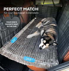 APetsPlanet dog bed with non-slip top for secure car rides