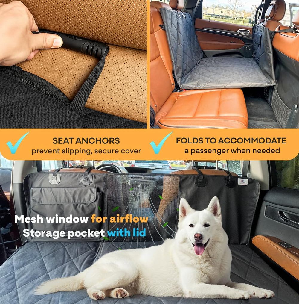 APetsPlanet mesh window promotes airflow and calmer rides