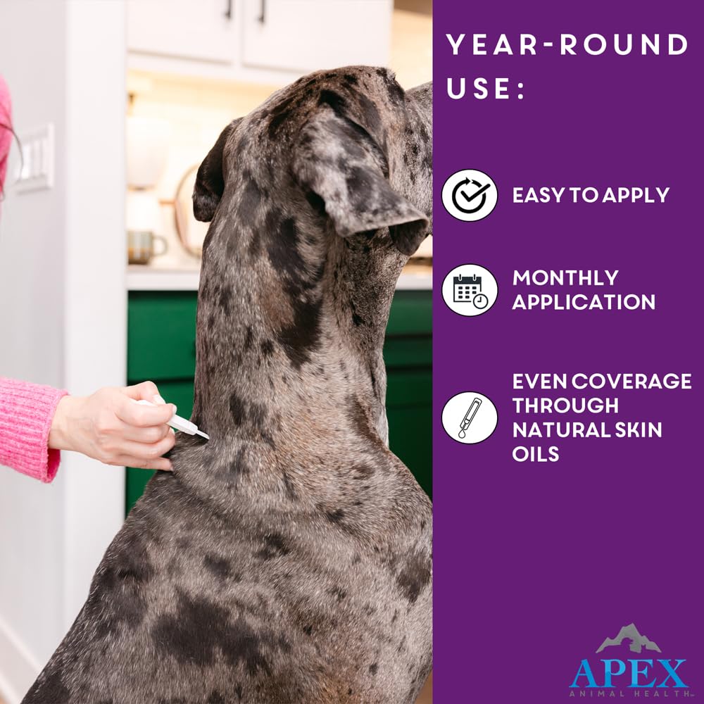 APEX PLUS IGR life-cycle focus on flea eggs and larvae inhibition