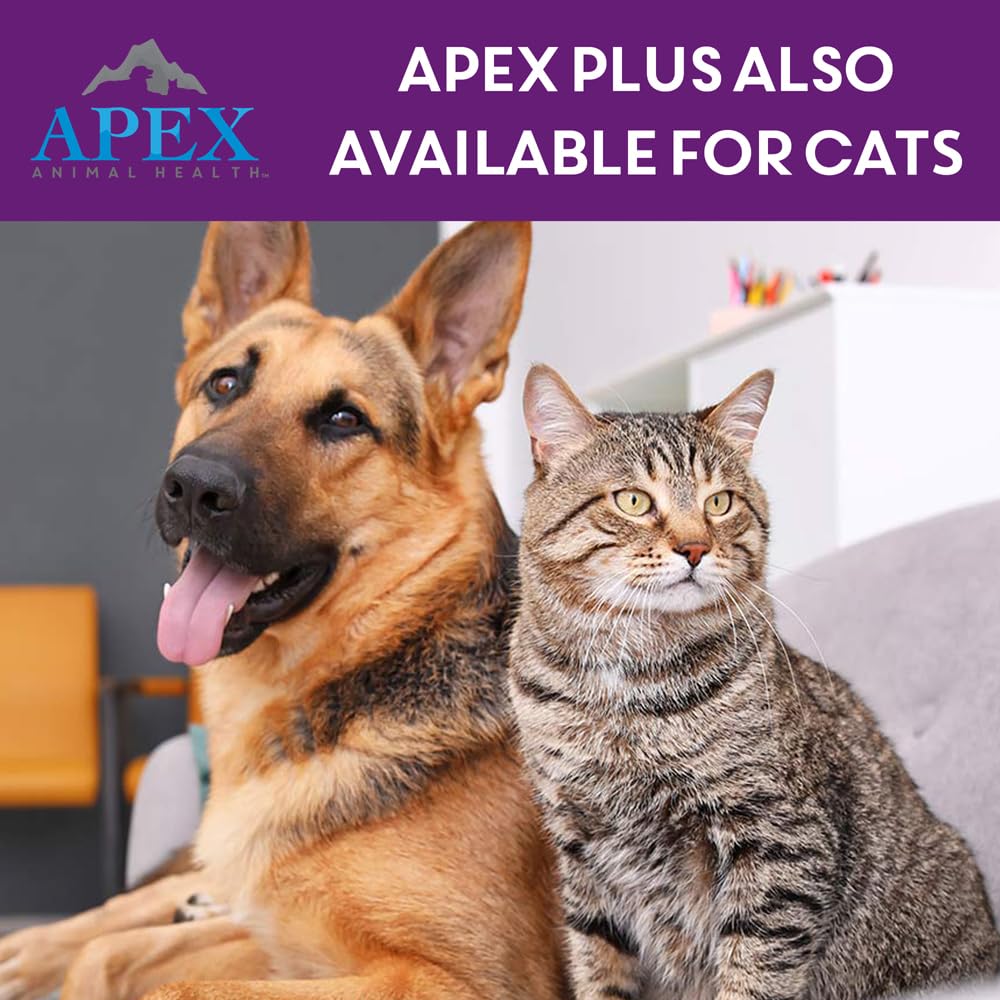APEX PLUS even distribution on dog's skin after topical application