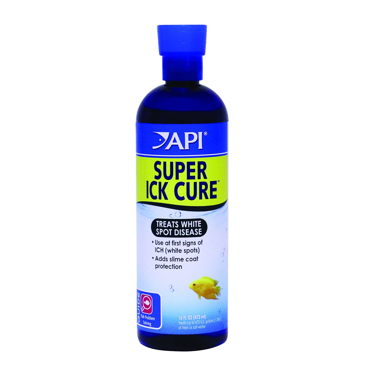 API Liquid Super ICK Cure bottle front shows packaging for quick ich treatment