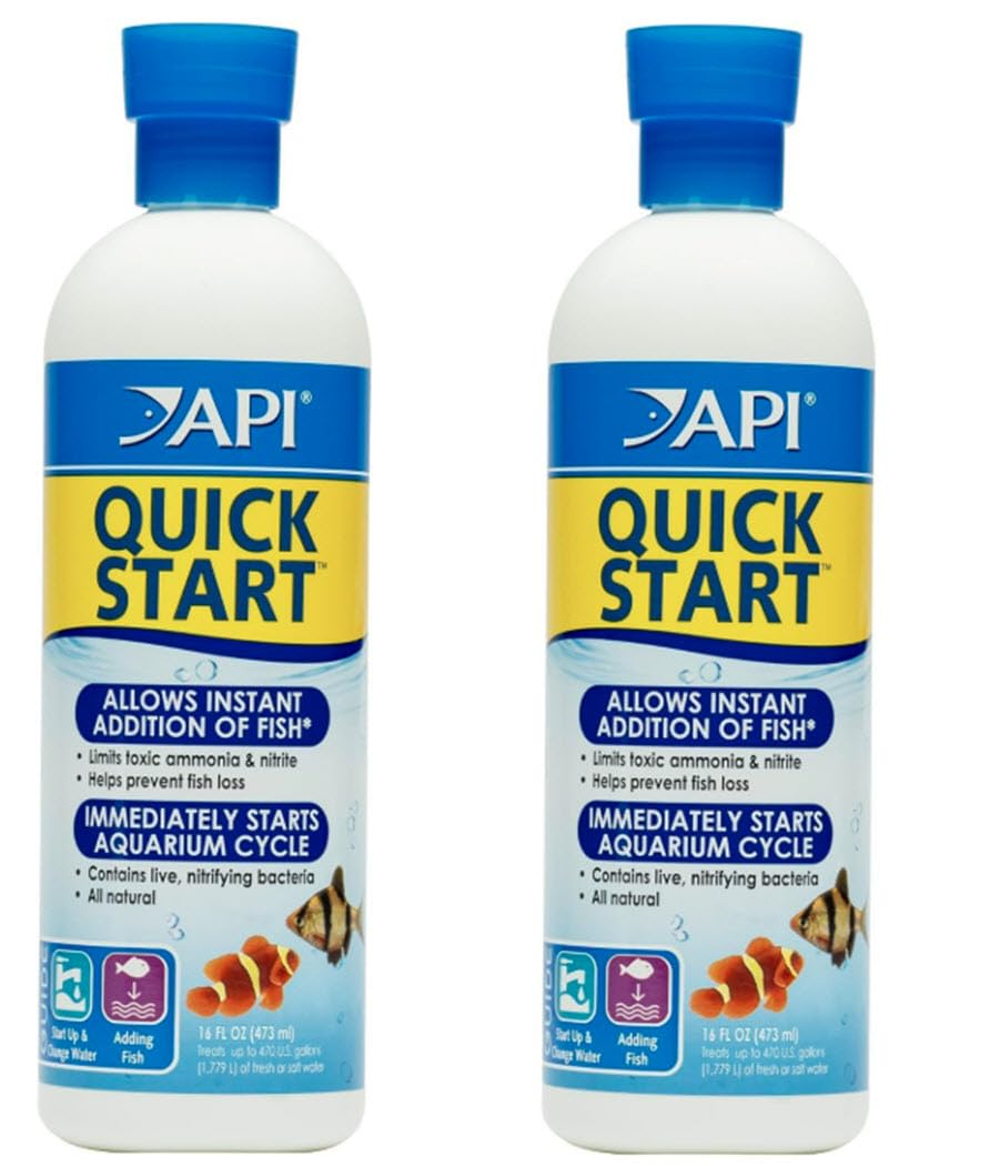 API Quick Start 16oz freshwater bottle ready to boost new tank cycling.