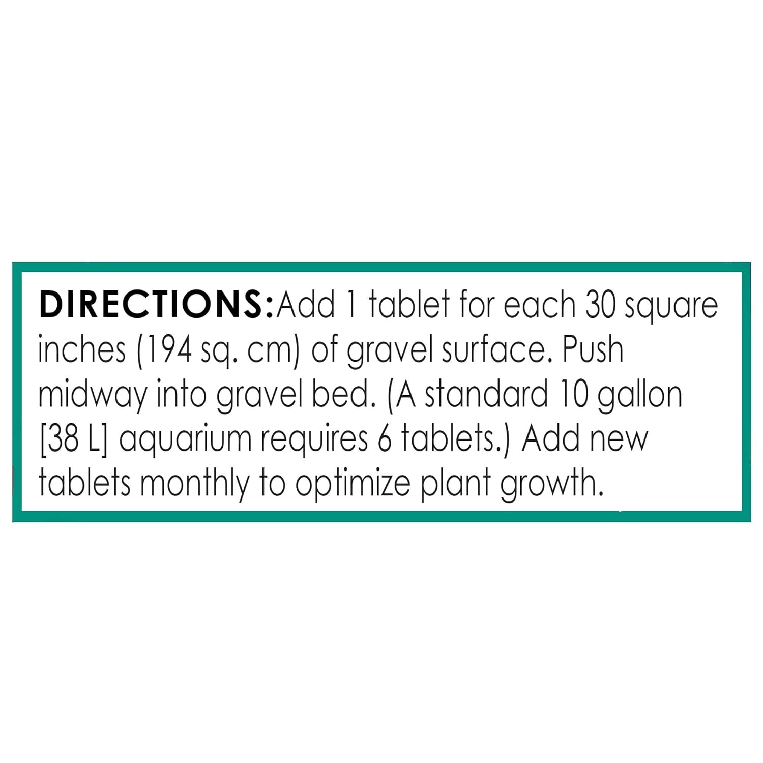 API Root Tabs applied in substrate near roots for growth.