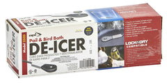 API® Utility Bucket De-Icer 6-foot cord illustrates safe, easy installation in stalls.