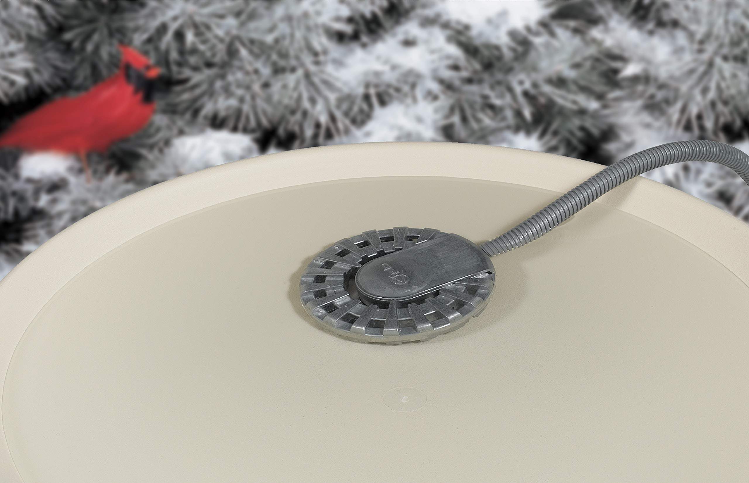 API Utility Bucket De-Icer protected heating element keeps animals safe