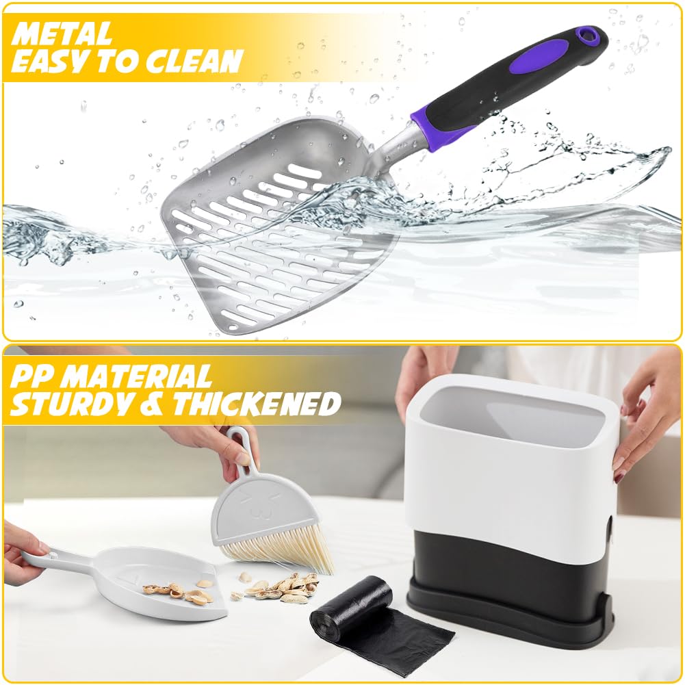 Apidgrowth litter scoop compatible with all litter types for versatility.