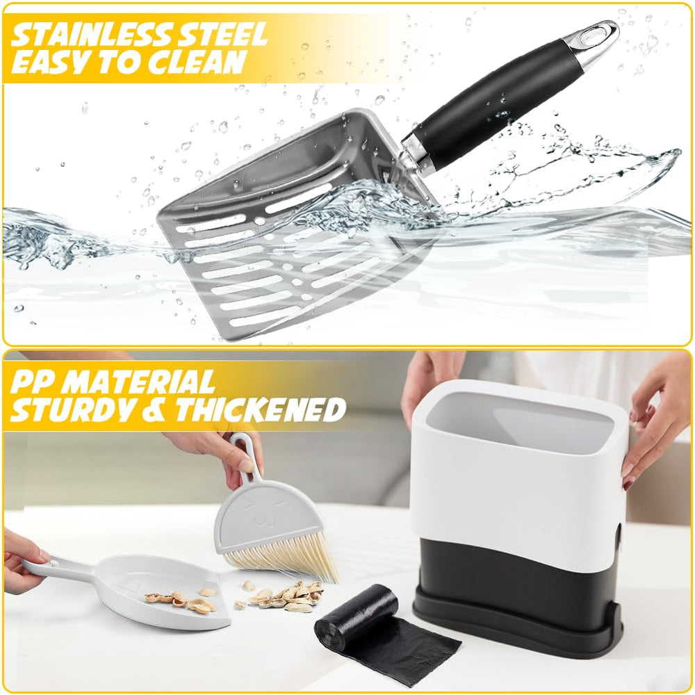 Apidgrowth fast-sifting design scoop quick waste separation saves time during cleanup.