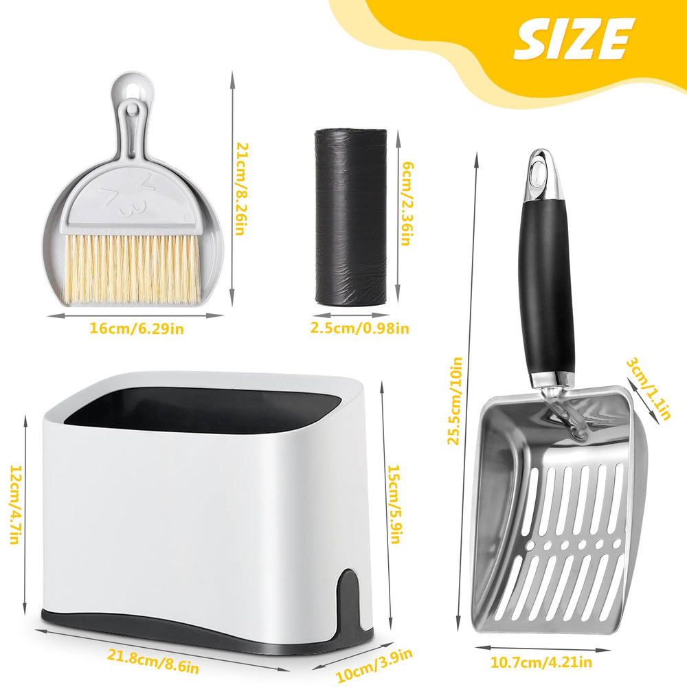Apidgrowth stainless steel cat scoop durable rust-resistant tool for long-term litter duties.
