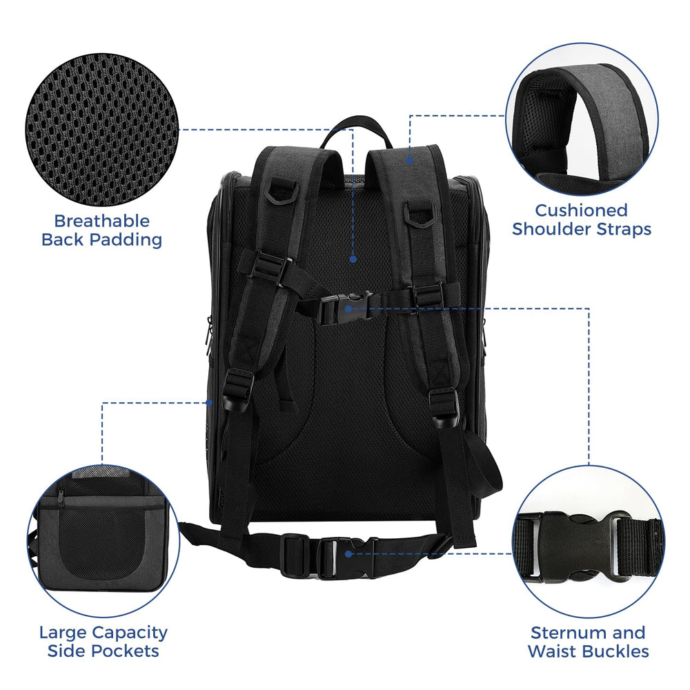 Apollo Walker four-sided mesh ventilation promoting airflow during outings