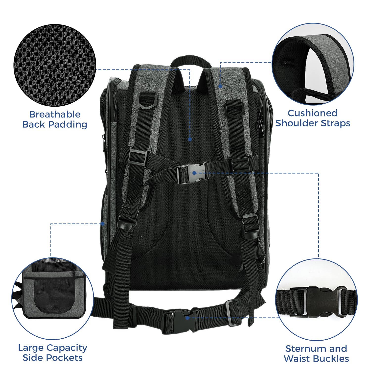 Apollo Walker dual-lock zippers illustrate secure escape-proof design