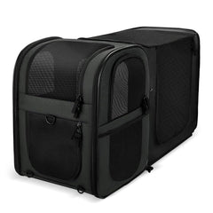 Apollo Walker pet carrier backpack expanded resting space for pets during travel.