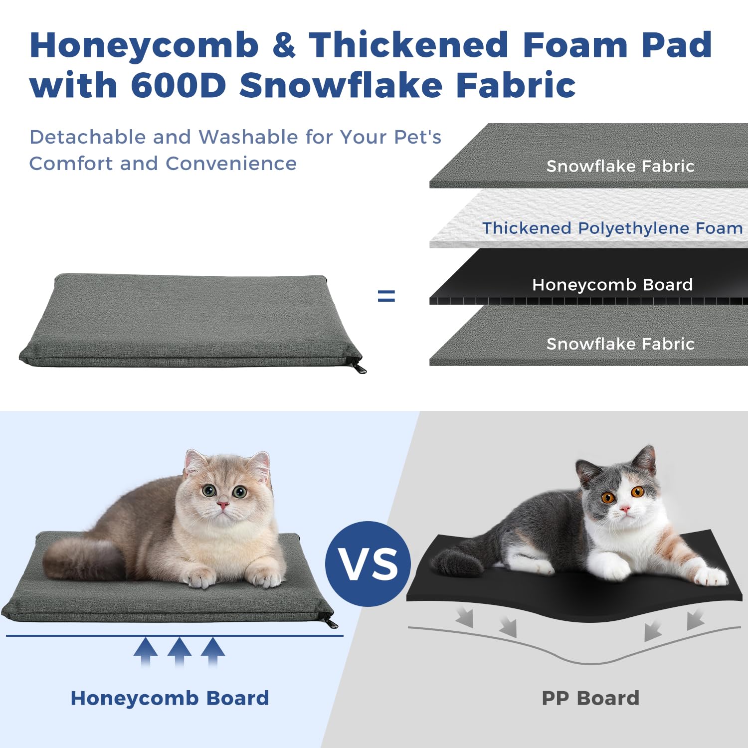 Apollo Walker removable pad for quick cleanup after outdoor trips