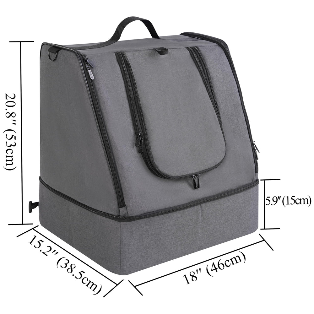 Apollo Walker litter box in closed mode to reduce splash during transit