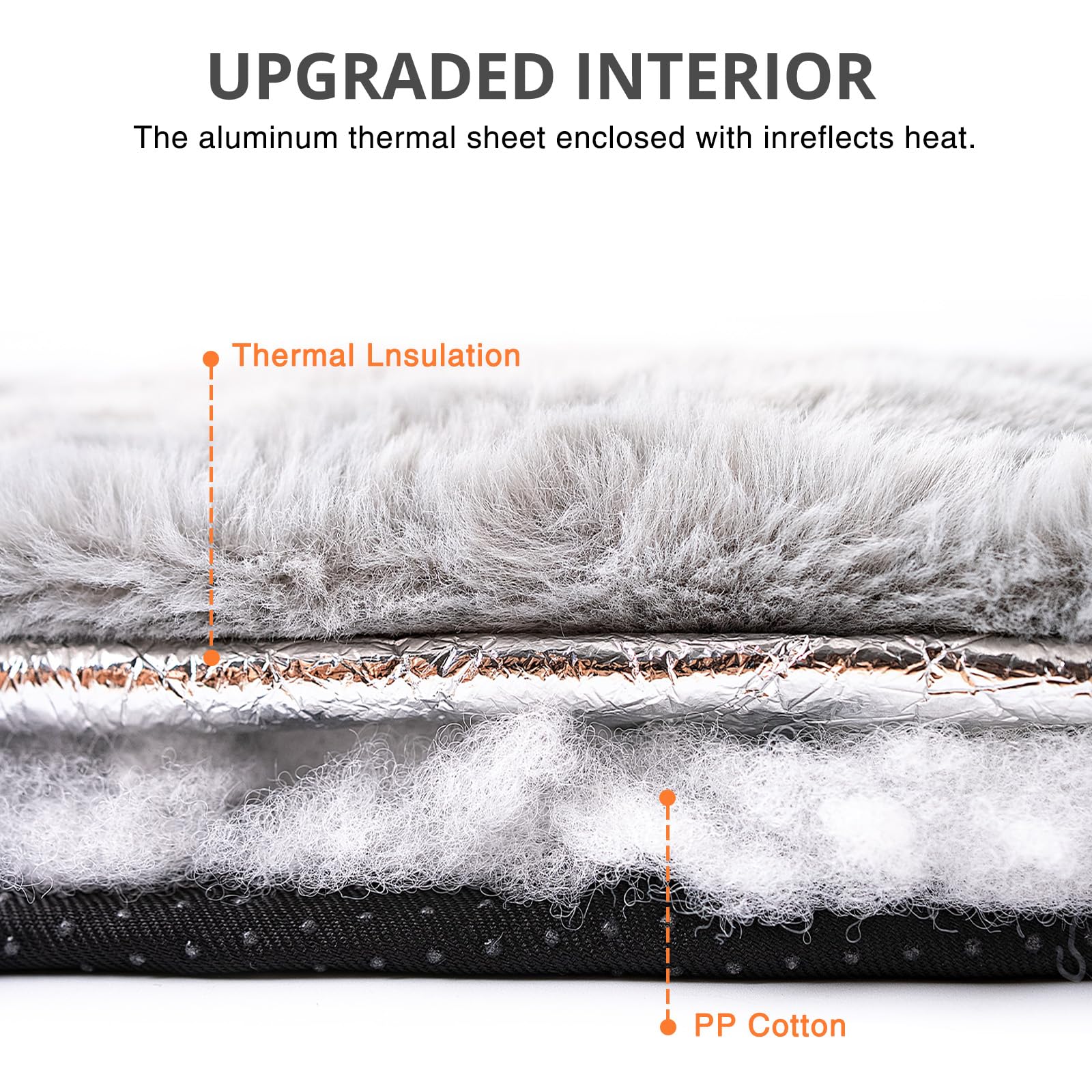 APPKER cat bed grey plush-fabric creates soft resting spot for cats.