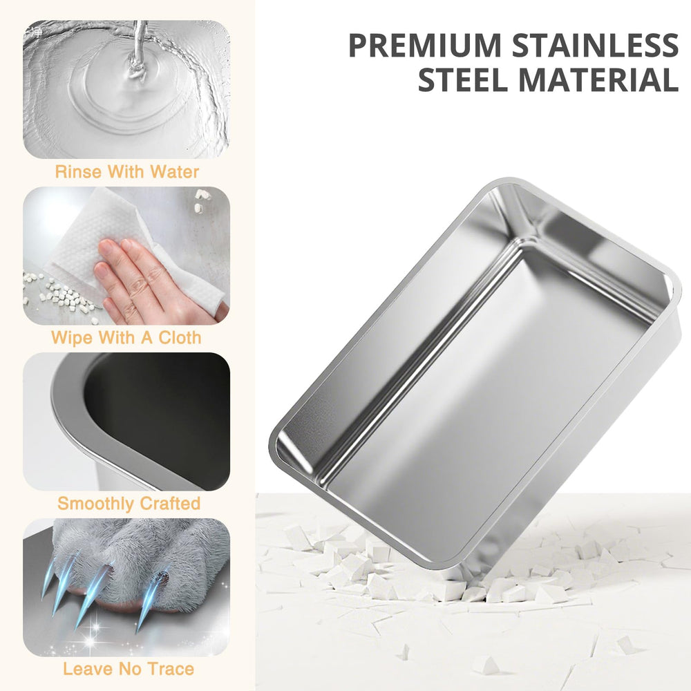 APPKER stainless steel surface dries quickly for fast cleanup.