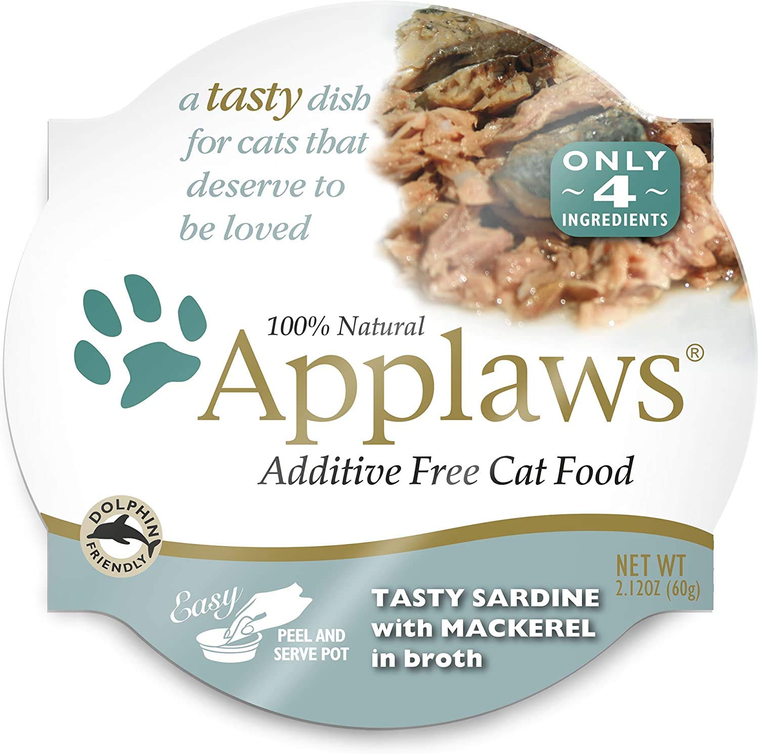 Applaws Layers six-flavor variety cups arranged to tempt a cat's palate.