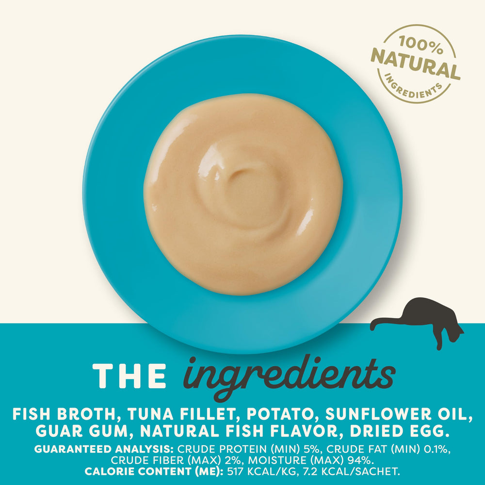 Applaws lickable treats tuna puree texture closeup highlights velvety cat snack.