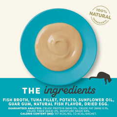 Applaws lickable treats tuna puree texture closeup highlights velvety cat snack.