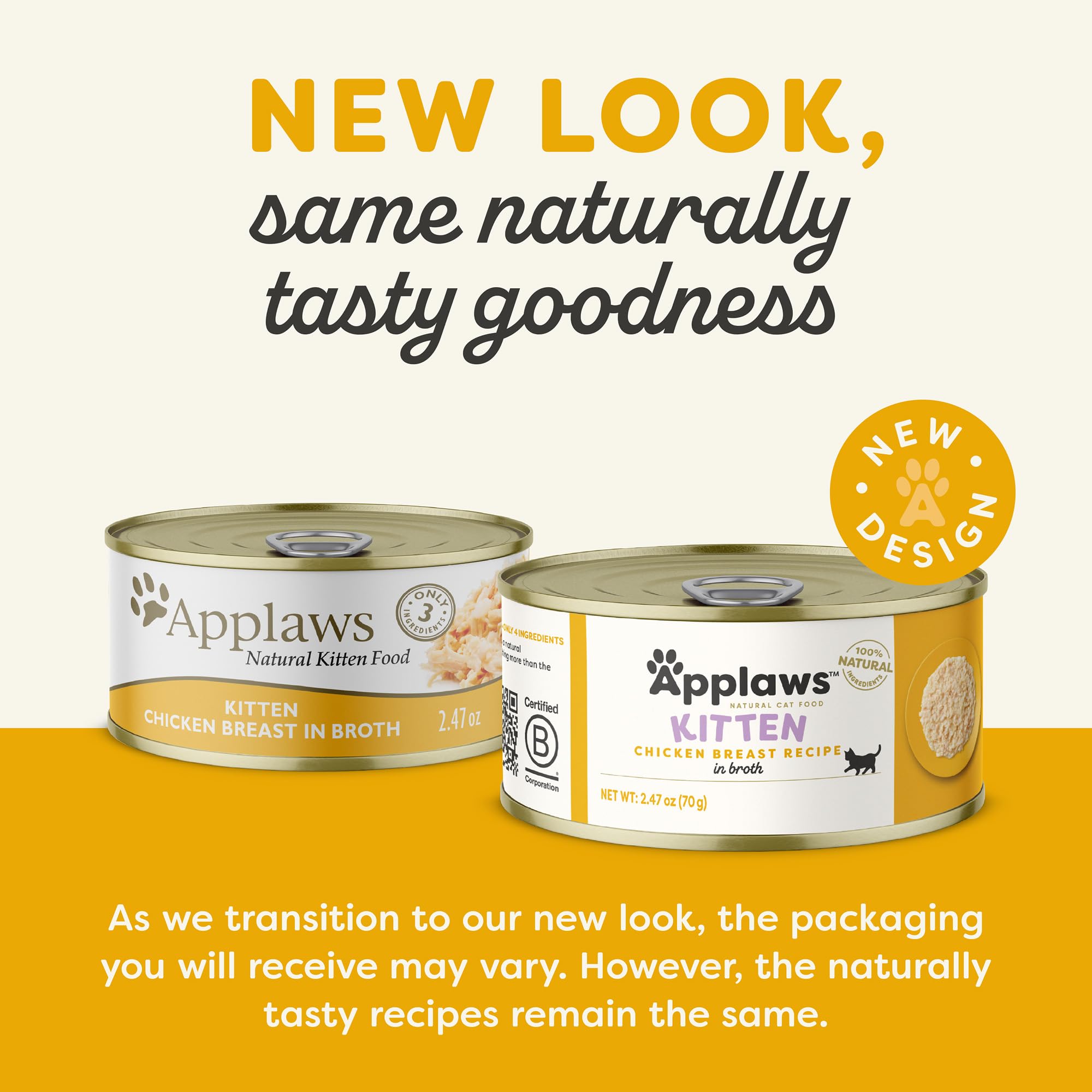 Applaws limited-ingredient kitten food close-up highlighting natural ingredients for picky eaters.