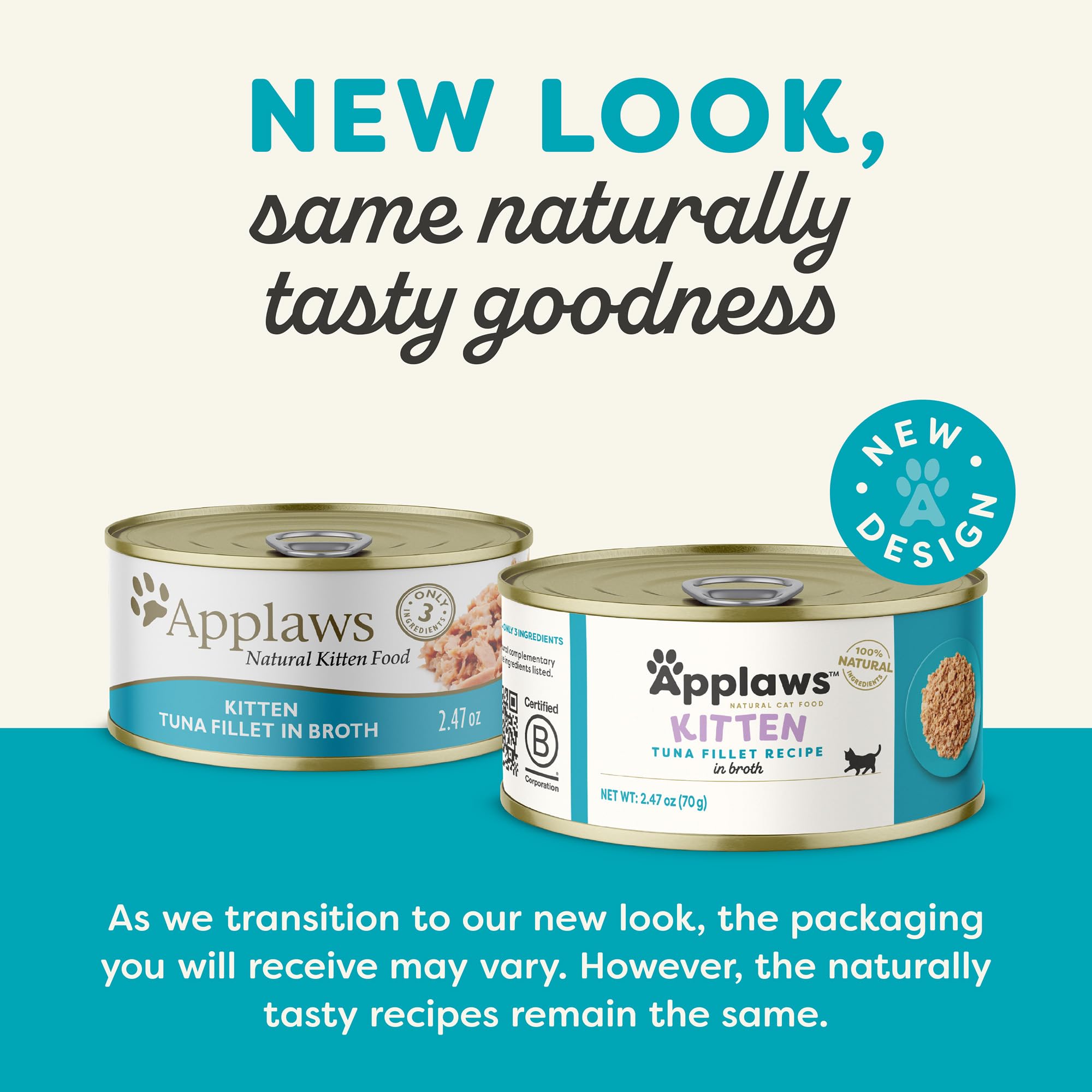 Applaws natural ingredients pack shows simple, limited-ingredient kitten nutrition.