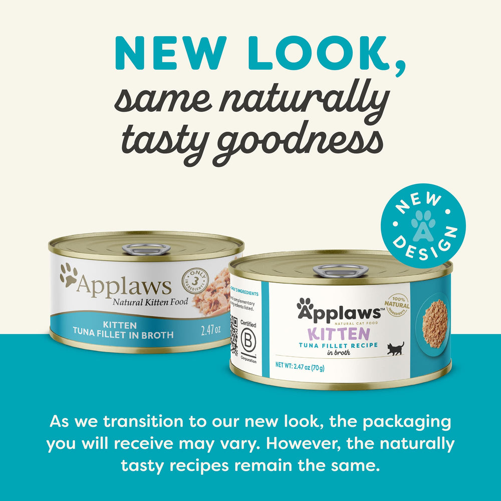 Applaws natural ingredients pack shows simple, limited-ingredient kitten nutrition.