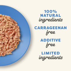 Applaws tuna fillet with crab can—protein-forward flavor for picky eaters.