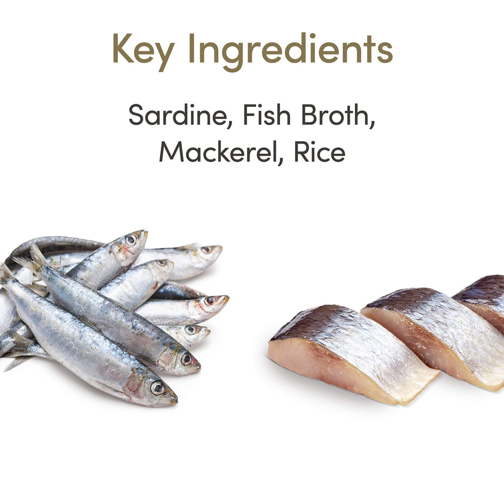 Applaws 2.12oz pot image emphasizes limited ingredients and natural fish.