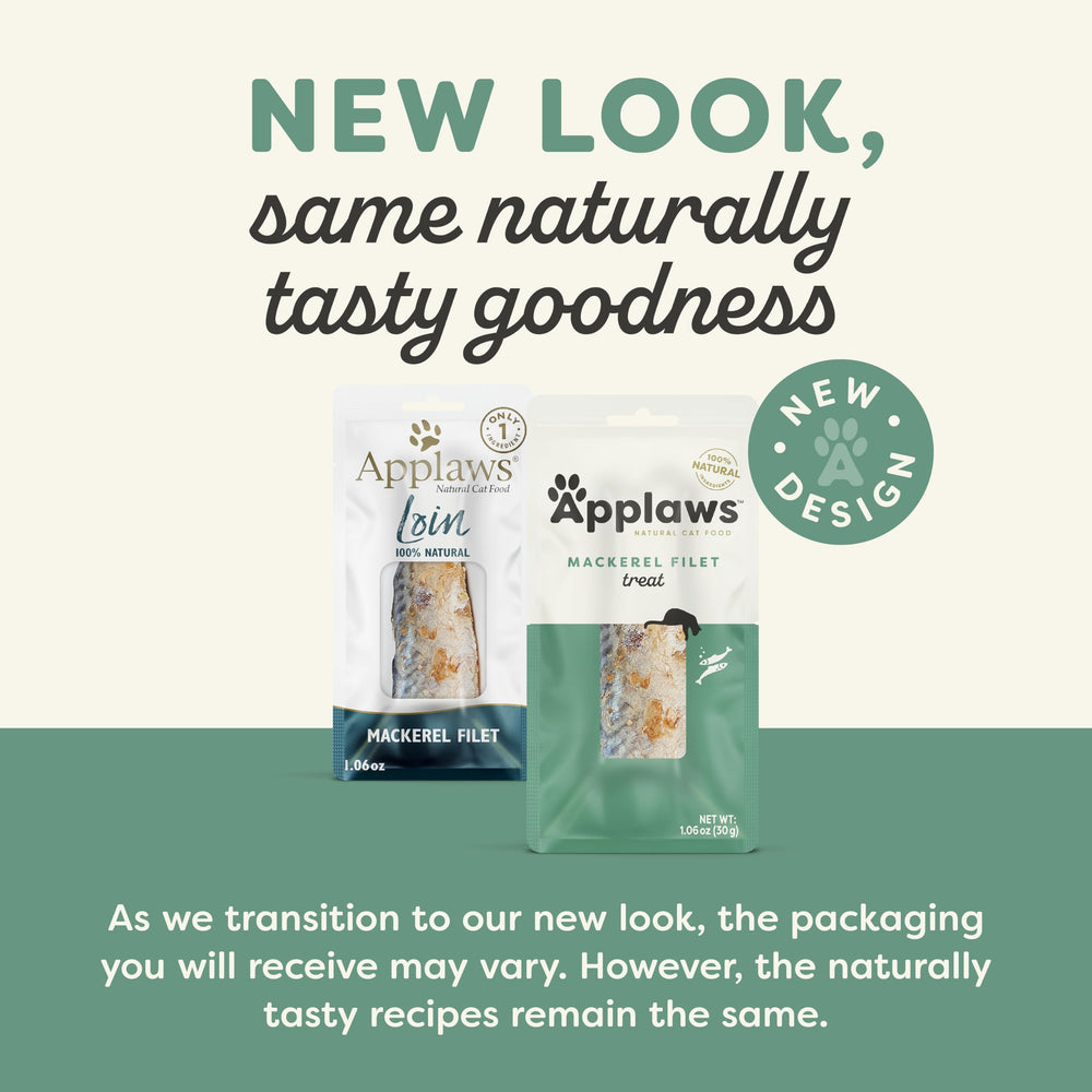 Applaws single-ingredient cat treat focused on mackerel for simple, natural snacking.