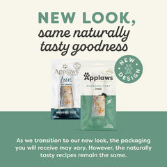 Applaws single-ingredient cat treat focused on mackerel for simple, natural snacking.