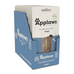 Applaws Tilapia Loin Treat sachet for training rewards and tasty motivation.