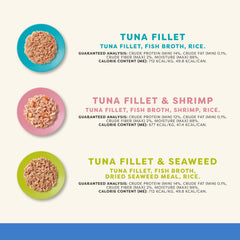 Applaws tuna fillet seaweed broth can demonstrates unique flavor pairings for adventurous cats.