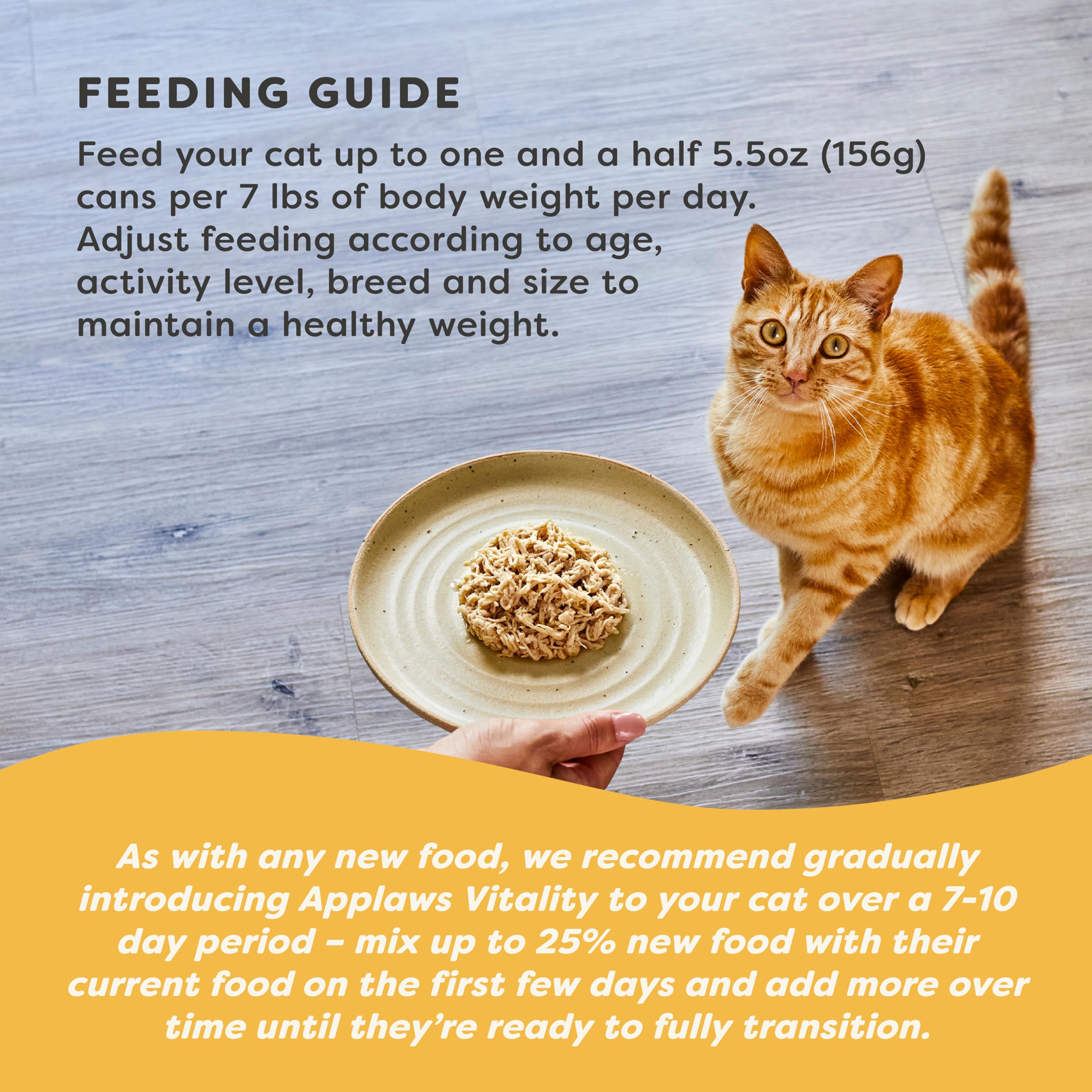 Applaws Vitality enriched with vitamins and minerals for daily cat wellness.