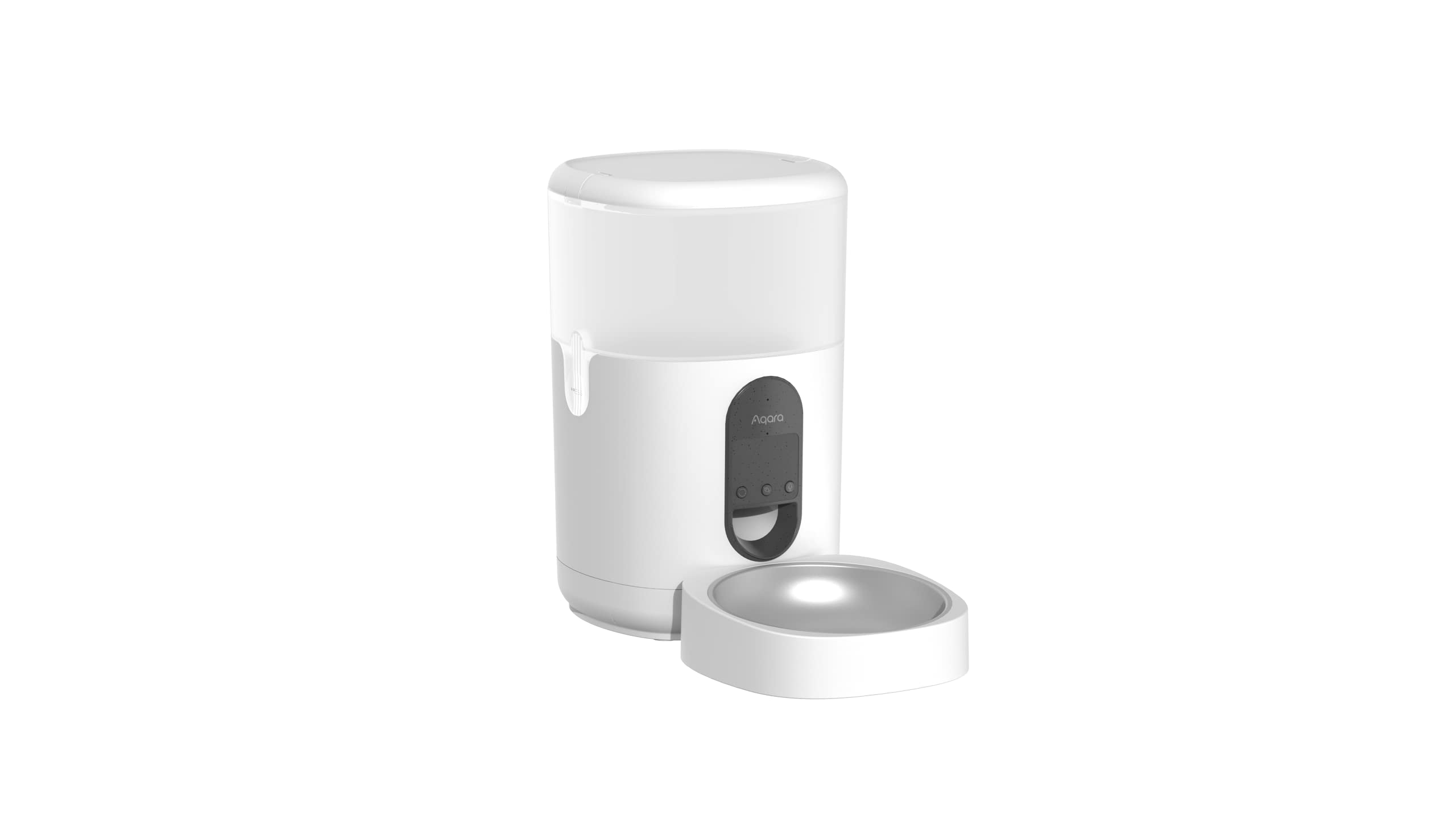 Aqara Smart Pet Feeder C1 with built-in microphone for pet calls.