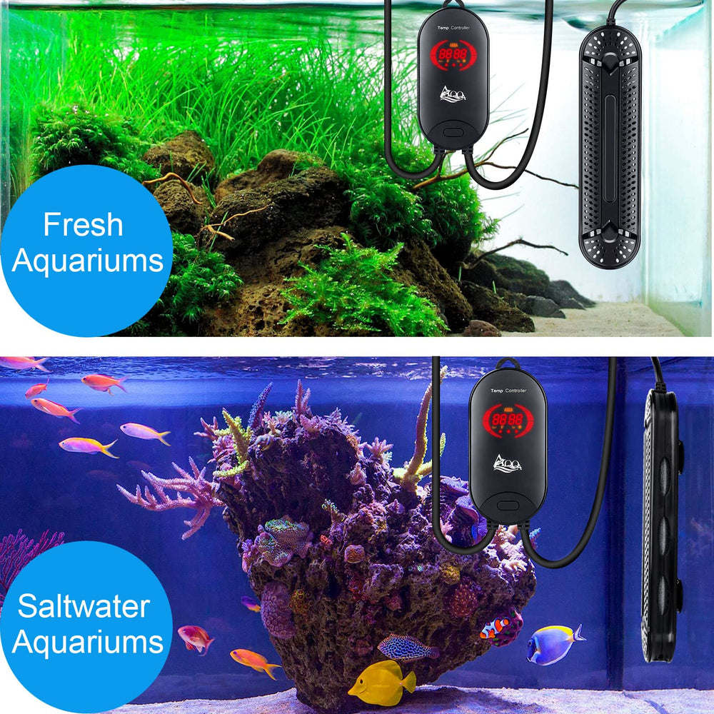 AQQA safety features protect fish from overheating and dry-running scenarios.