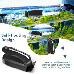 AQQA outer felt cleaning surface prevents scratches during exterior tank scrubbing.
