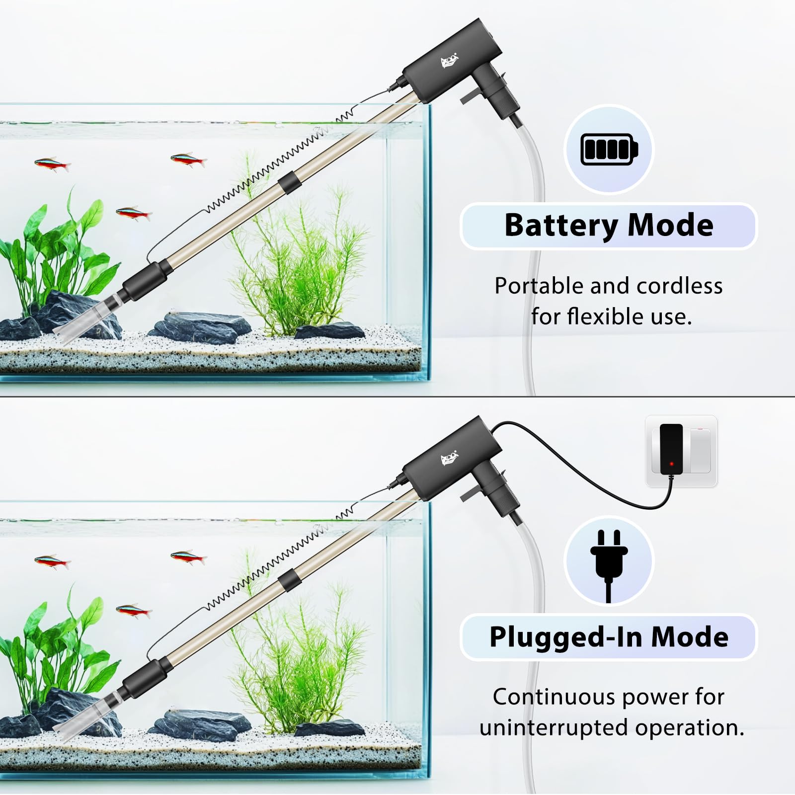AQQA Suitable for fish and turtle tanks with versatile length.