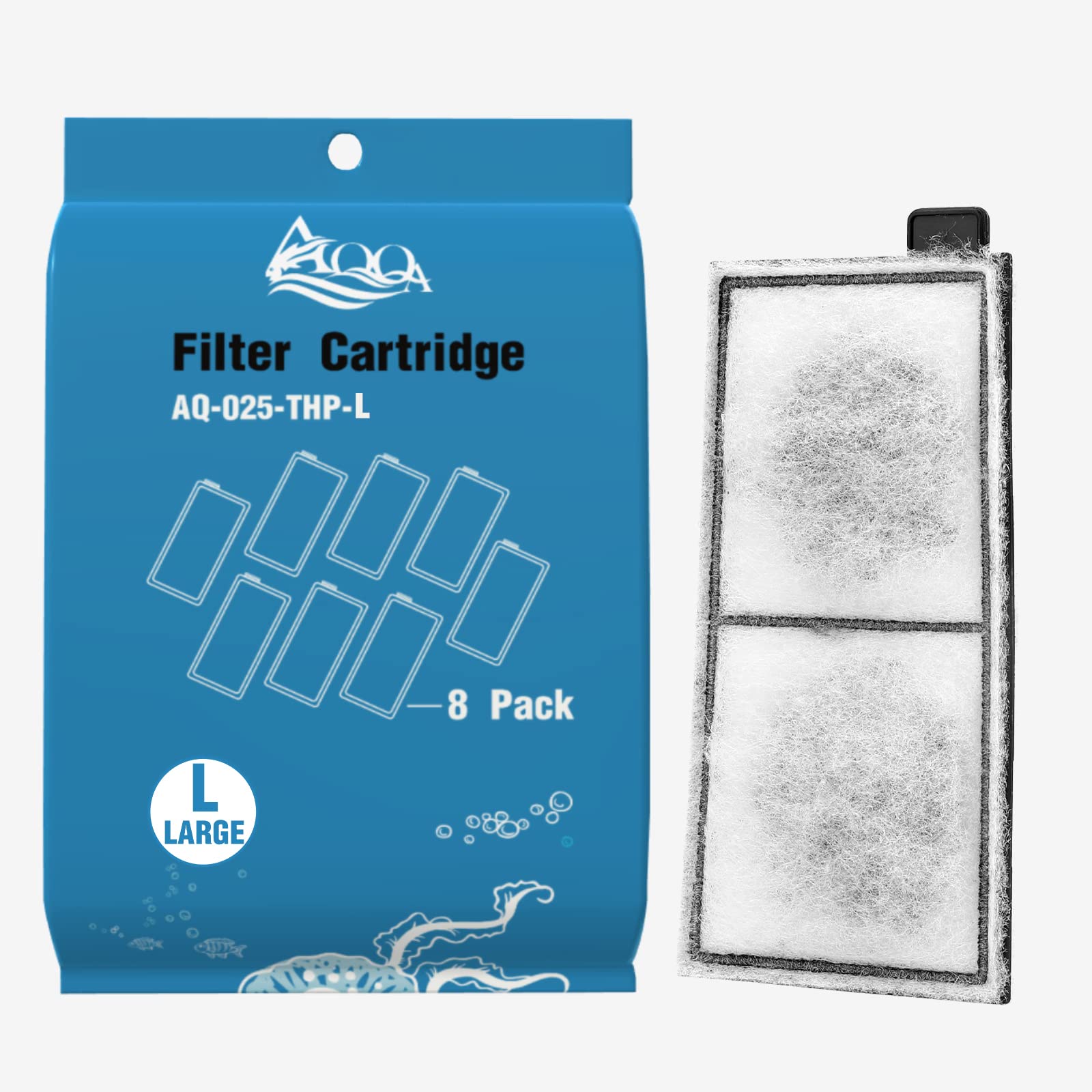 AQQA replacement cartridge swap highlights quick maintenance.