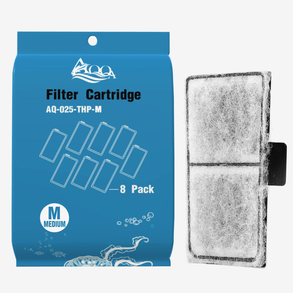 AQQA-powered aquarium with clear water and thriving fish.