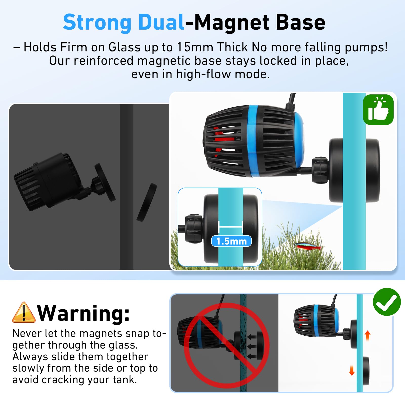 AQQA DC 12V motor runs quietly to circulate water with minimal heat
